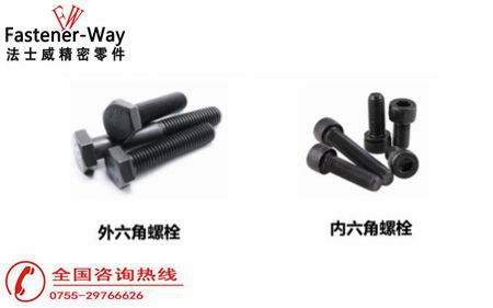外六角螺栓和內(nèi)六角螺栓有什么不同之處？-法士威